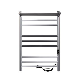 Полотенцесушитель электрический Indigo Line Trinity LСLTE80-50PGFMRt с полкой 80x50 см графит металлик